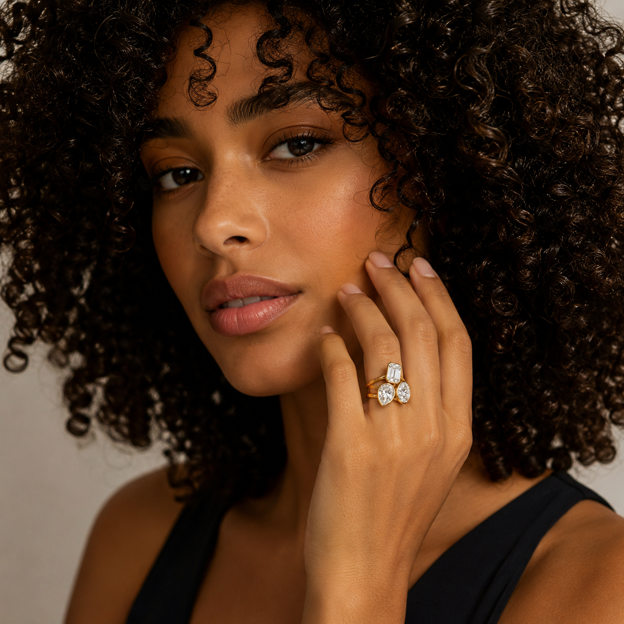 Astra Three-Stone Ring