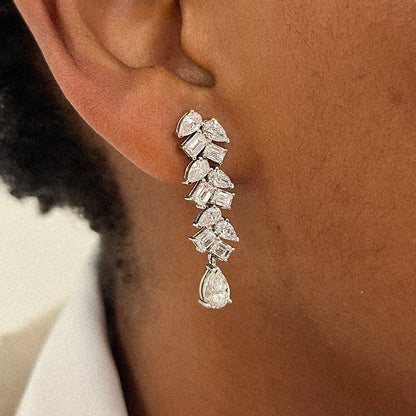 Diamond Cascade Earrings