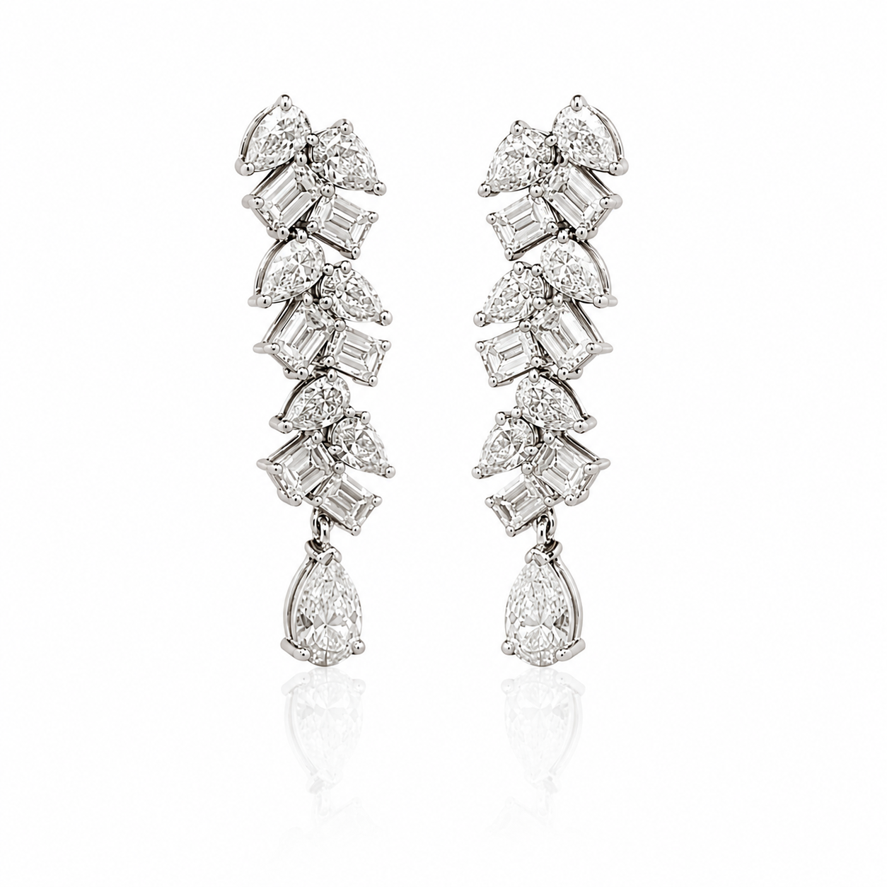 Diamond Cascade Earrings