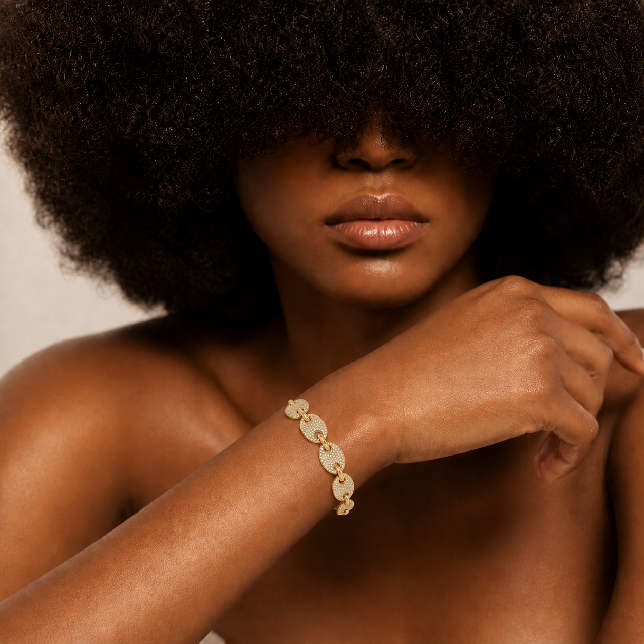 Eclipse Pavé Link Bracelet