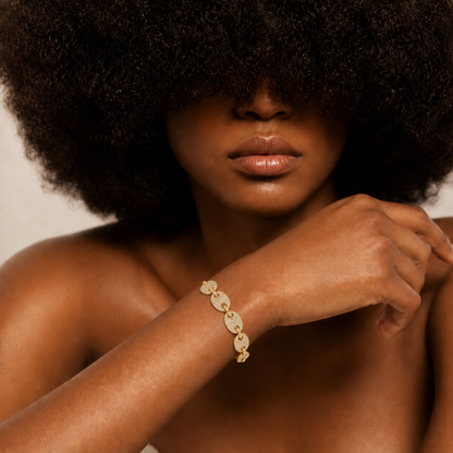 Eclipse Pavé Link Bracelet