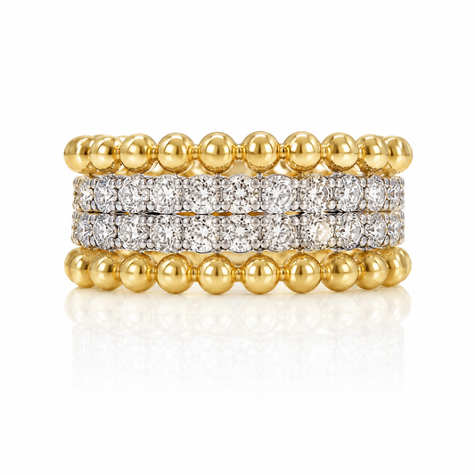Golden Meridian Diamond Band