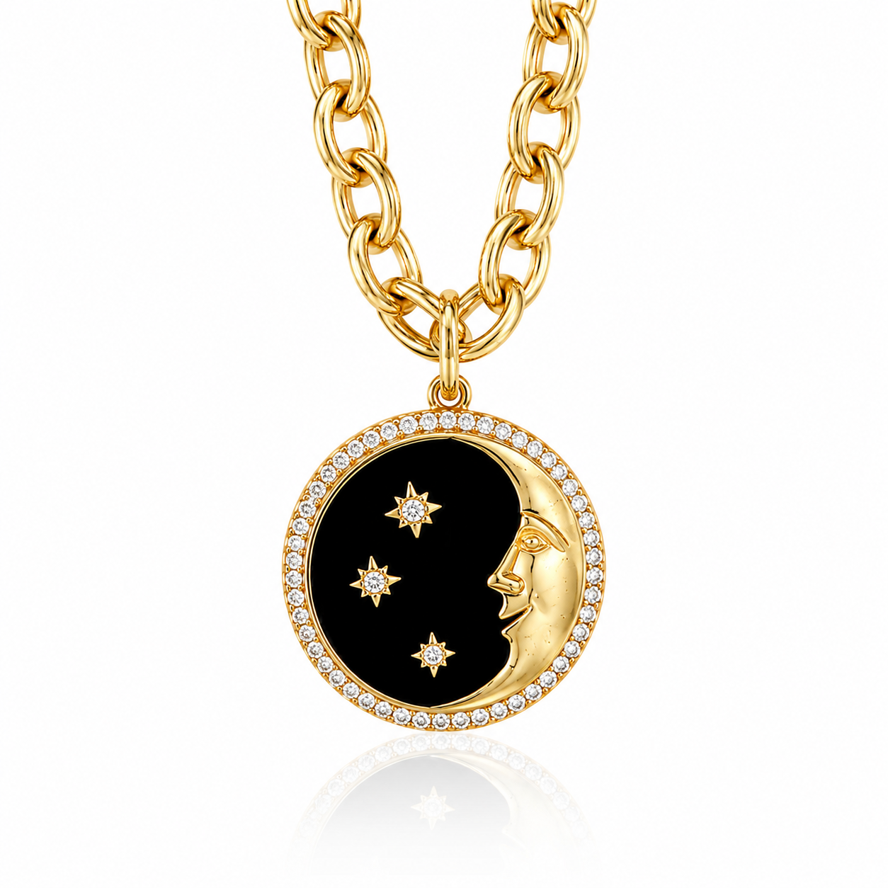 Nocturne Celestial Pendant Necklace