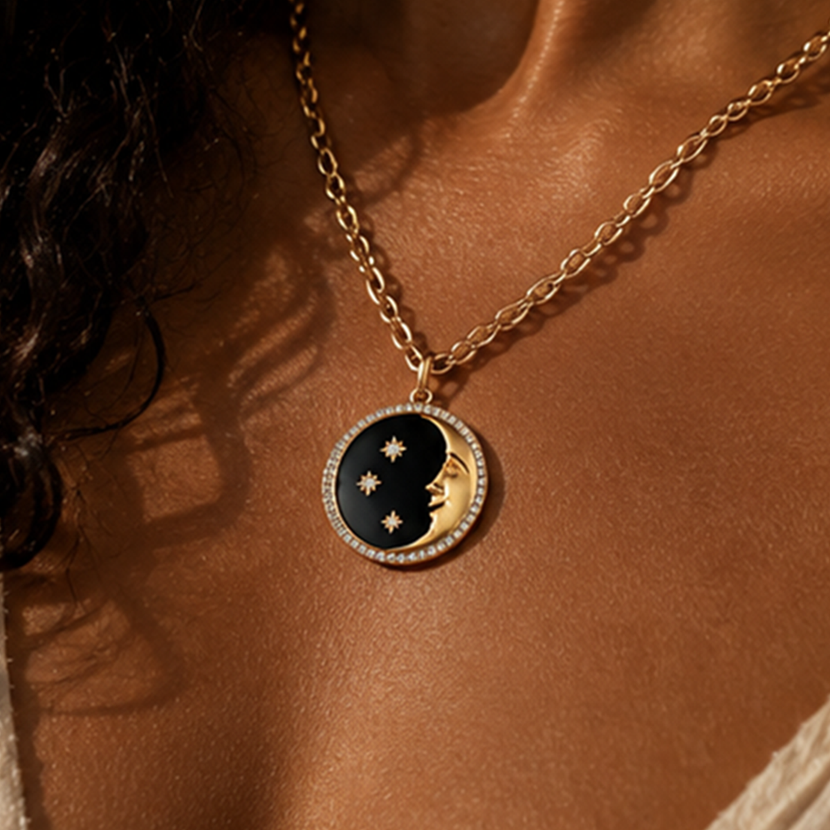 Nocturne Celestial Pendant Necklace