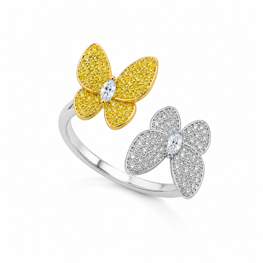 Butterfly Duet Ring