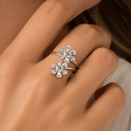 Bloom Cluster Wrap Ring